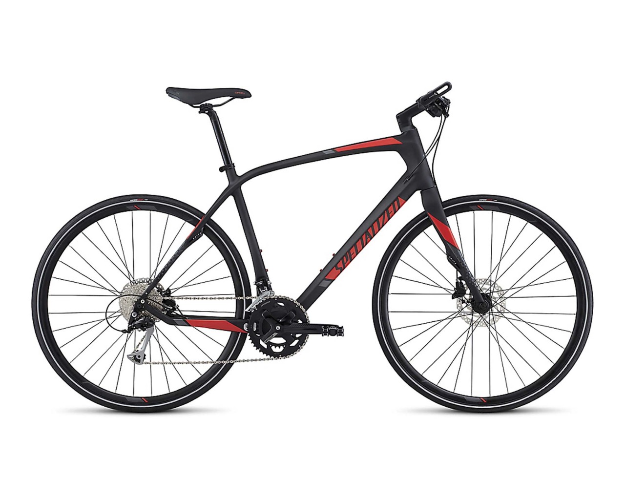 Specialized Sirrus Sport Carbon - Fitness Bike 2017 | carbon-nordic red-charcoal
