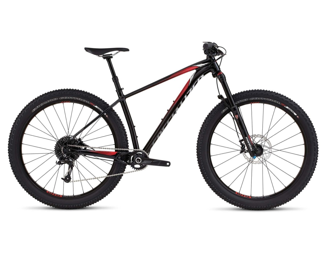 Specialized Fuse Expert 6Fattie 27.5 (650b+) - MTB Hardtail 2016 | gloss black-red-white