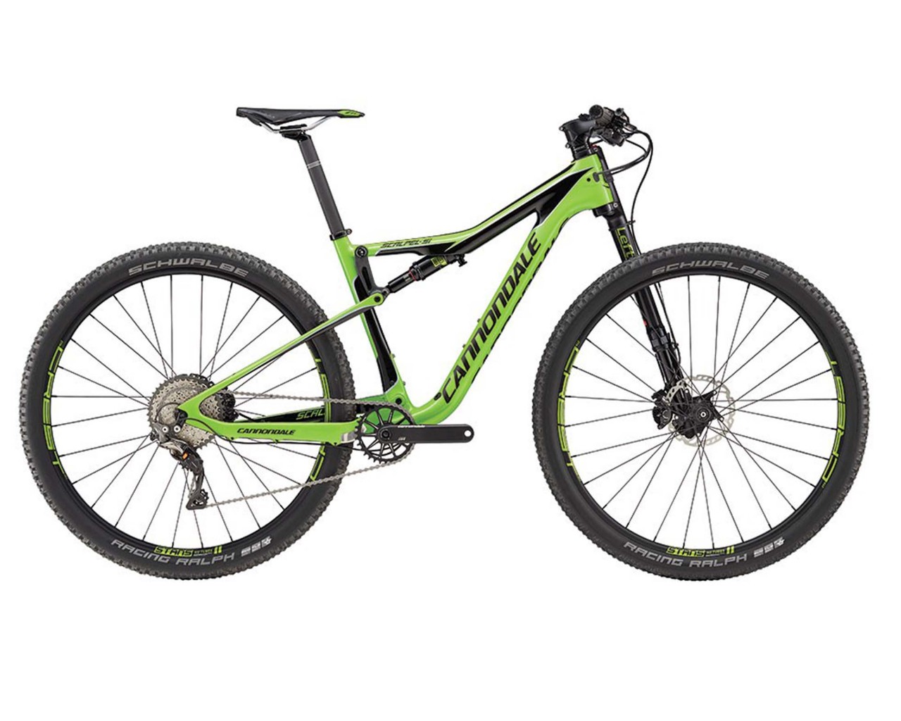 Cannondale Scalpel Si Carbon 3 - MTB Fully 2018 | green-black