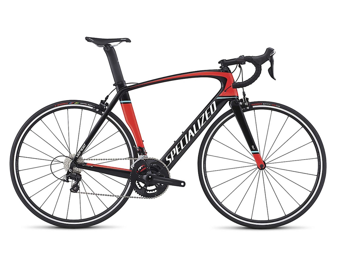 Specialized Venge Elite - Carbon Time Trail Bike 2017 | gloss tarmac black-rocket red-metallic white