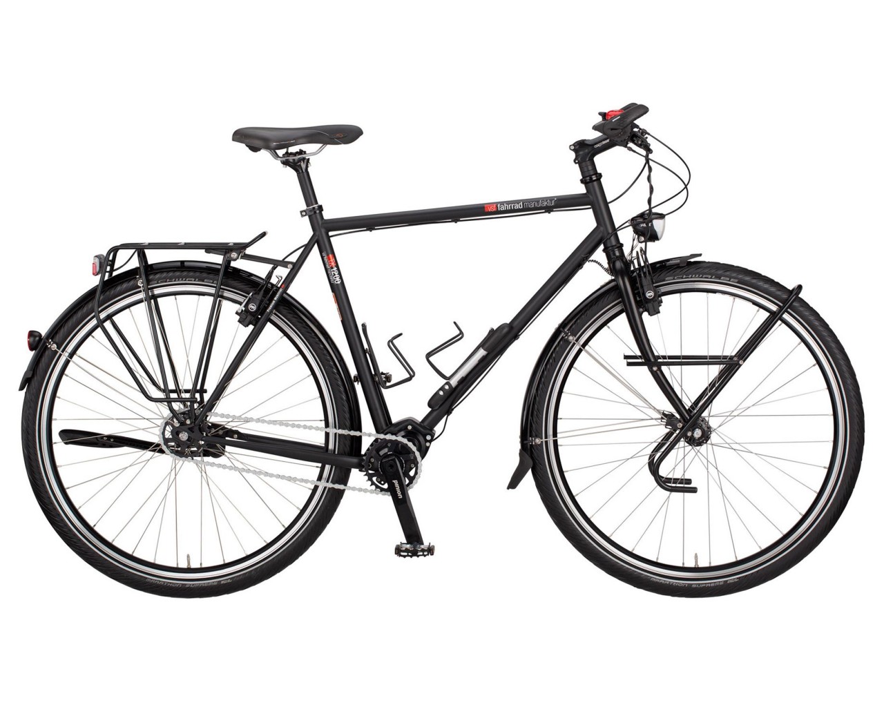 VSF Fahrradmanufaktur TX-1200 Pinion 18-Gg. HS11 - Expeditions Fahrrad 2015 | ebony matt