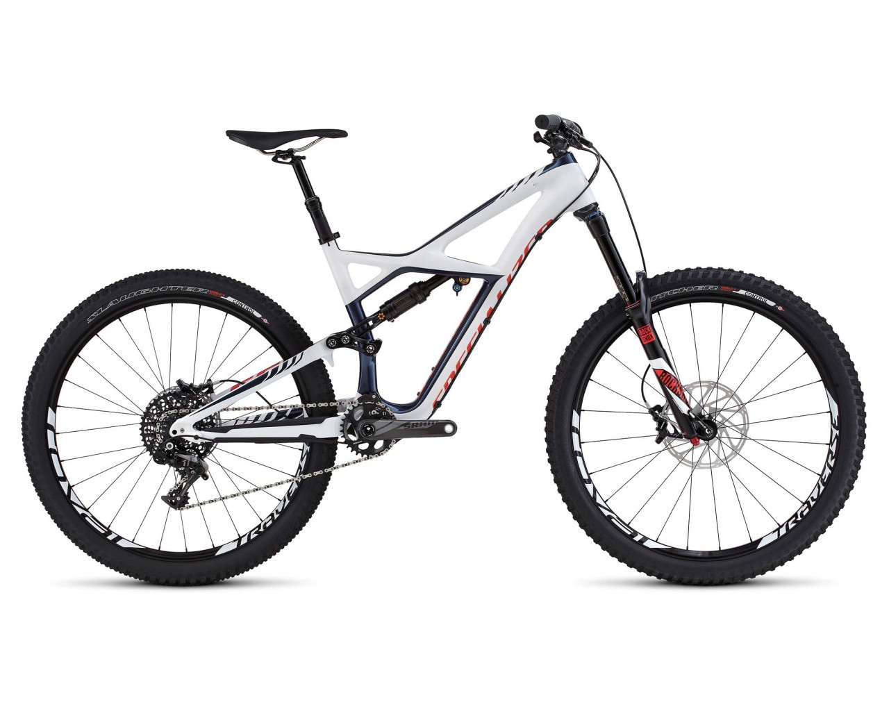 Specialized Enduro FSR Expert Carbon 27.5 - MTB Fully | gloss navy-white-rocket red