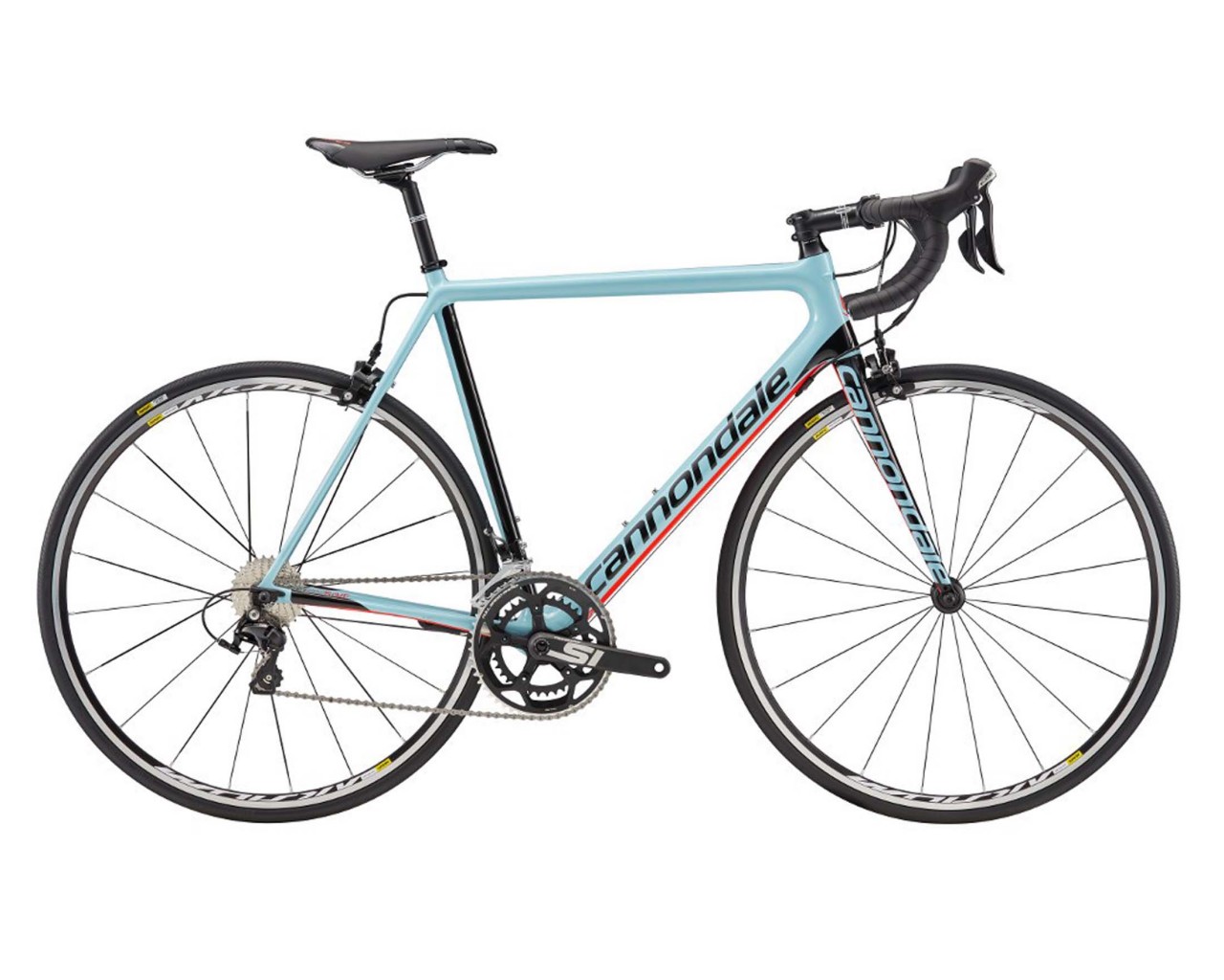 Cannondale SuperSix EVO 105 - Carbon Rennrad 2018 | light blue-black