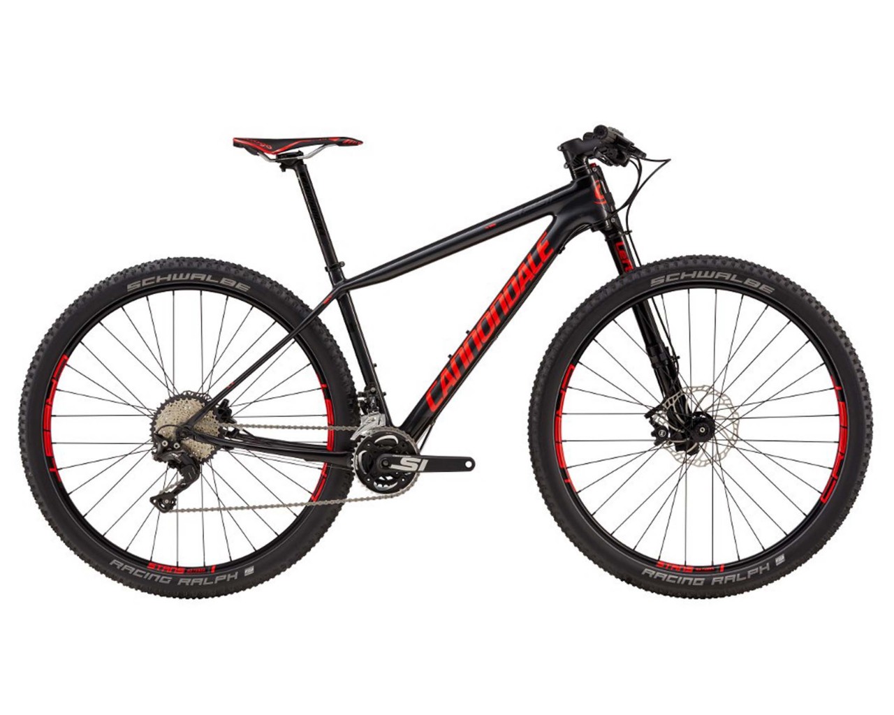 Cannondale F-Si Carbon 3 - MTB Hardtail 2018 | black-red
