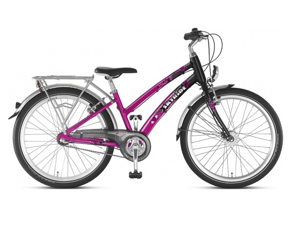 Puky Skyride 24-3 Alu Active 24 Zoll Jugendfahrrad | pink-schwarz