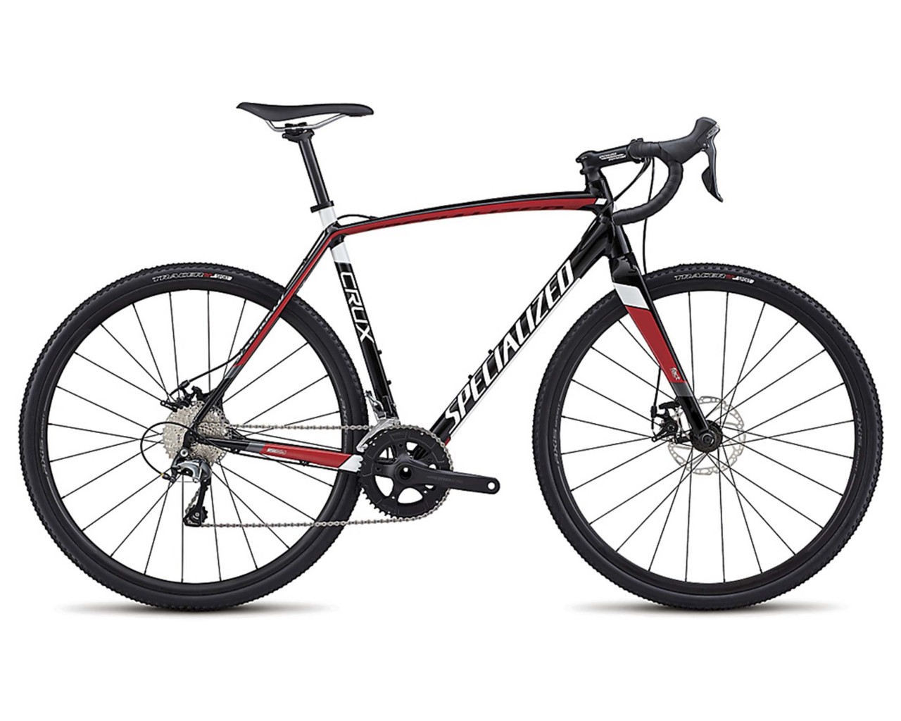 Specialized CruX E5 - Cyclocross Bike 2018 | tarmac black-flo red-metallic white