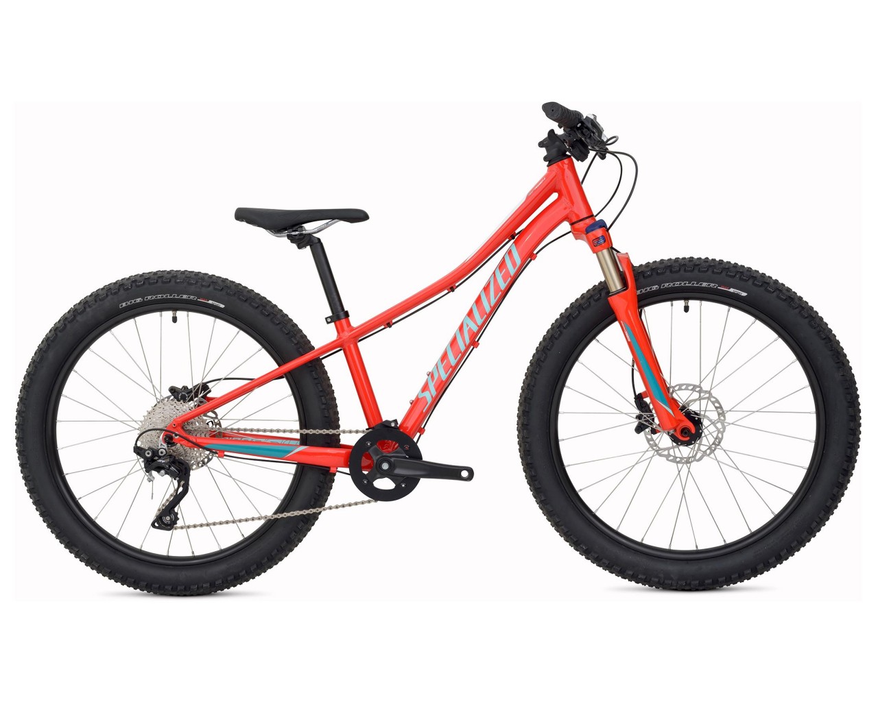 Specialized Riprock EXPERT 24 Zoll Kinderfahrrad INT 2018 | nordic red-pearl turquoise-nordic red